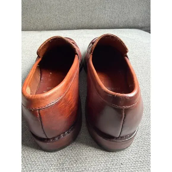 Allen Edmonds Hyde Street Tassel Loafers Mens 8.5 Brown Preppy